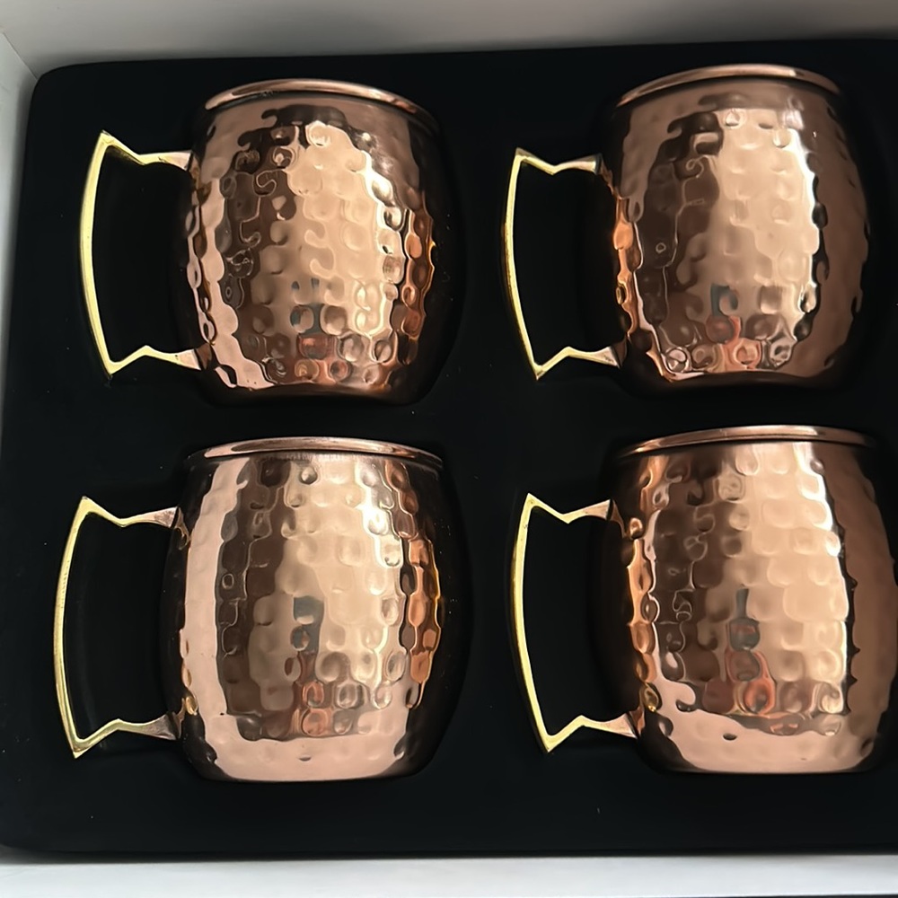 New food network mule mugs set of 4